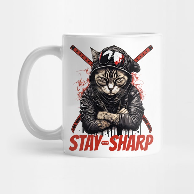 CAT ASSASSIN x STAY SHARP by RaruDesigns